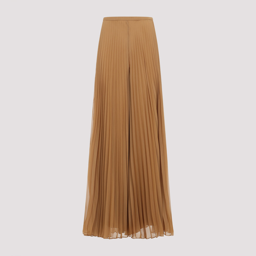 Max Mara Pianoforte Wide leg - Nude & Neutrals | 9464a18d31619ffb32d43c001a9095c59bd430b0