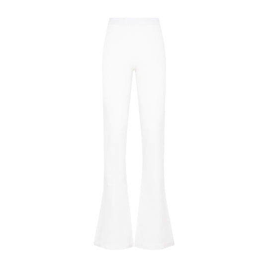 Chalk White Cashmere Pants