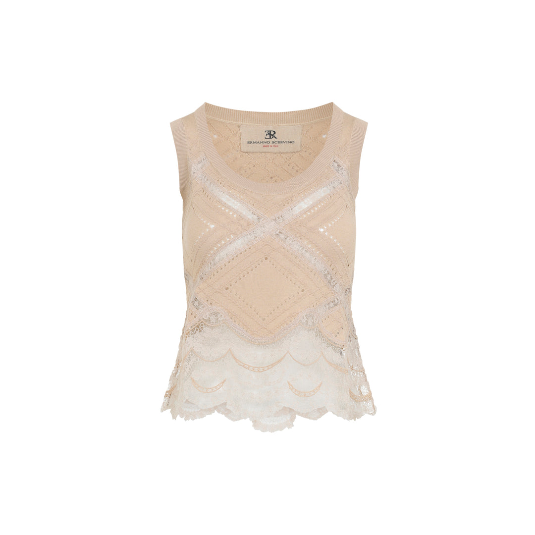 Ermanno Scervino Top - Bianco | 701e76af560caad8c6fbe79bb1581b1780b22f97
