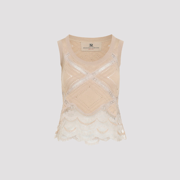 Ermanno Scervino Top - Bianco | fc26cb960f1bdd1d5bc28c1cb5002ac1a1264211