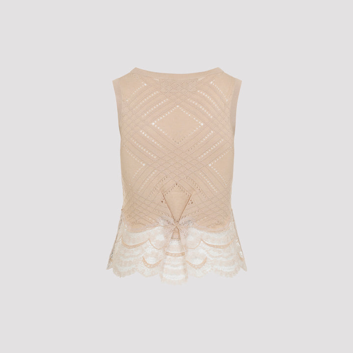 Ermanno Scervino Top - Bianco | cb64696a8889bcbda16f52e5c4b24022bea87a81