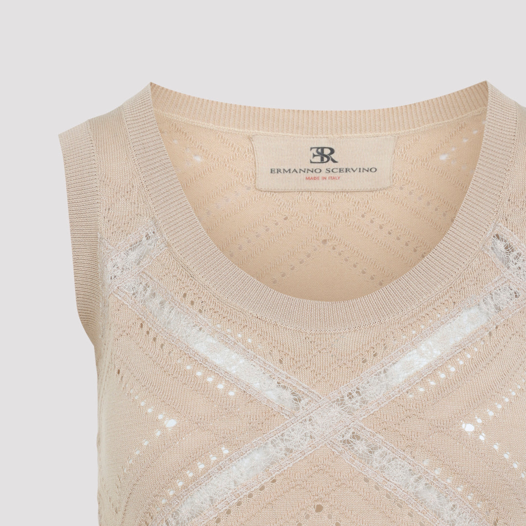 Ermanno Scervino Top - Bianco | 694b7d674acb751e2313e0f84261661988cc1158