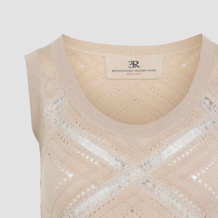Ermanno Scervino Top - Bianco | 694b7d674acb751e2313e0f84261661988cc1158