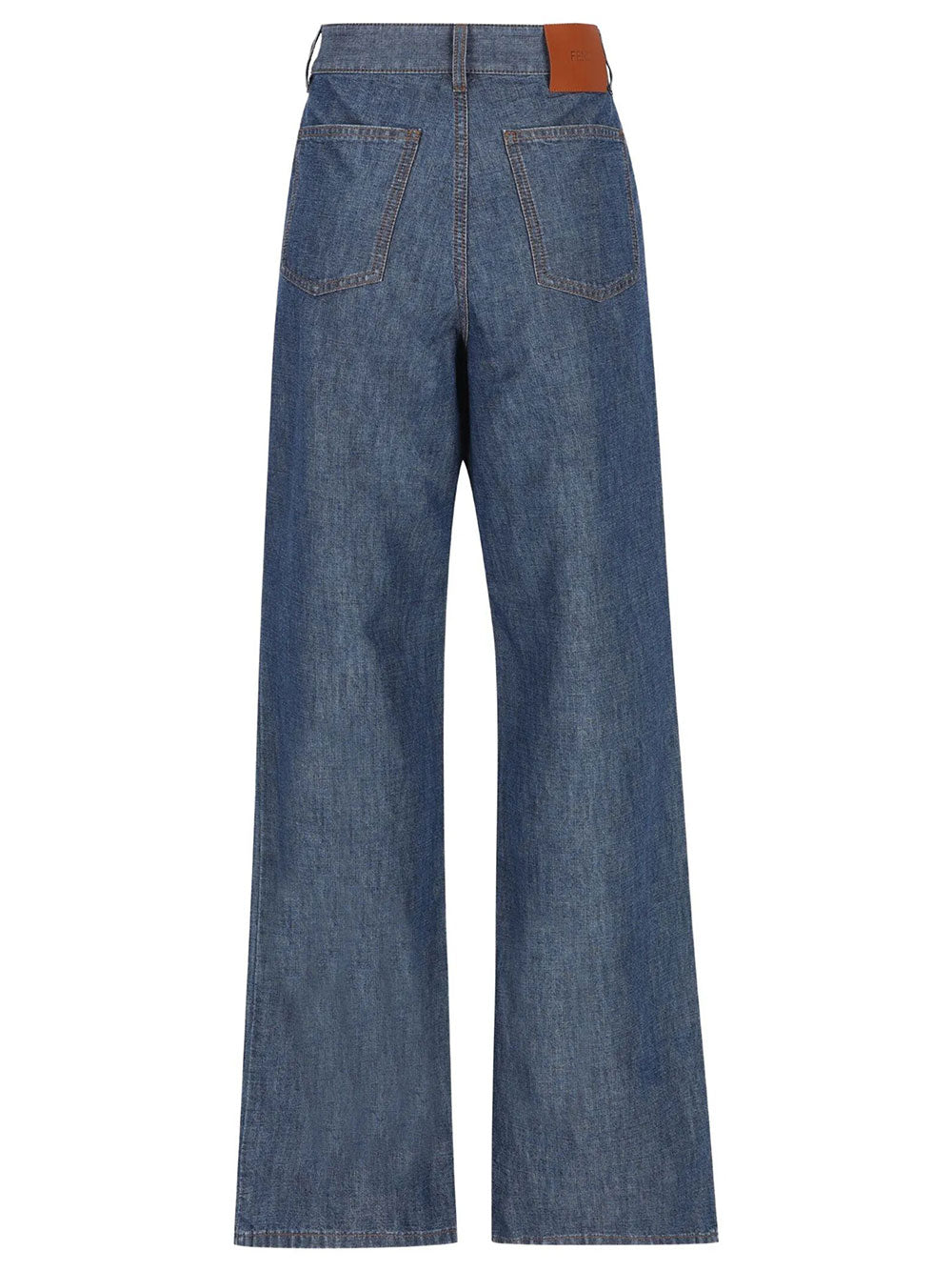 Fendi Wide leg - Blu | f52c10e1882d11d609c7e793fe1f5d7df31fa7dd