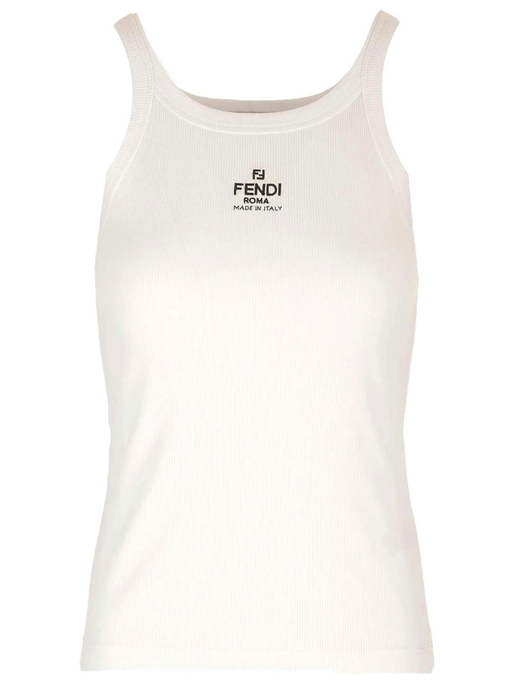 Fendi Top - Bianco | 30b55ee04383af7e0a8e32ea558ceb4d4436bc2f