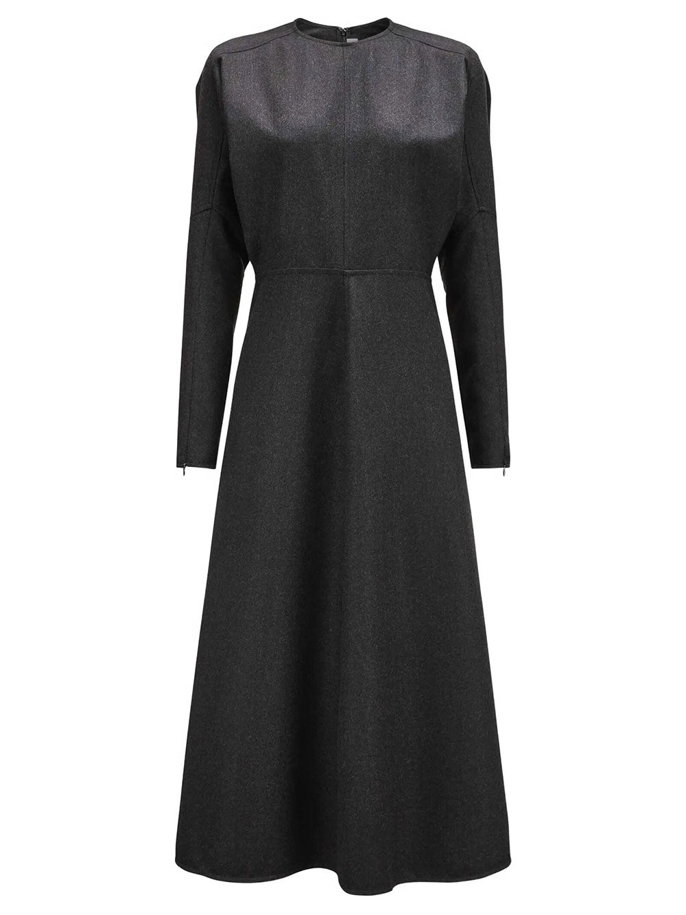 Victoria Beckham Midi dresses - Grey | 9b4d66bbf42051c3bc7b1e4dff77de568cf39e6e