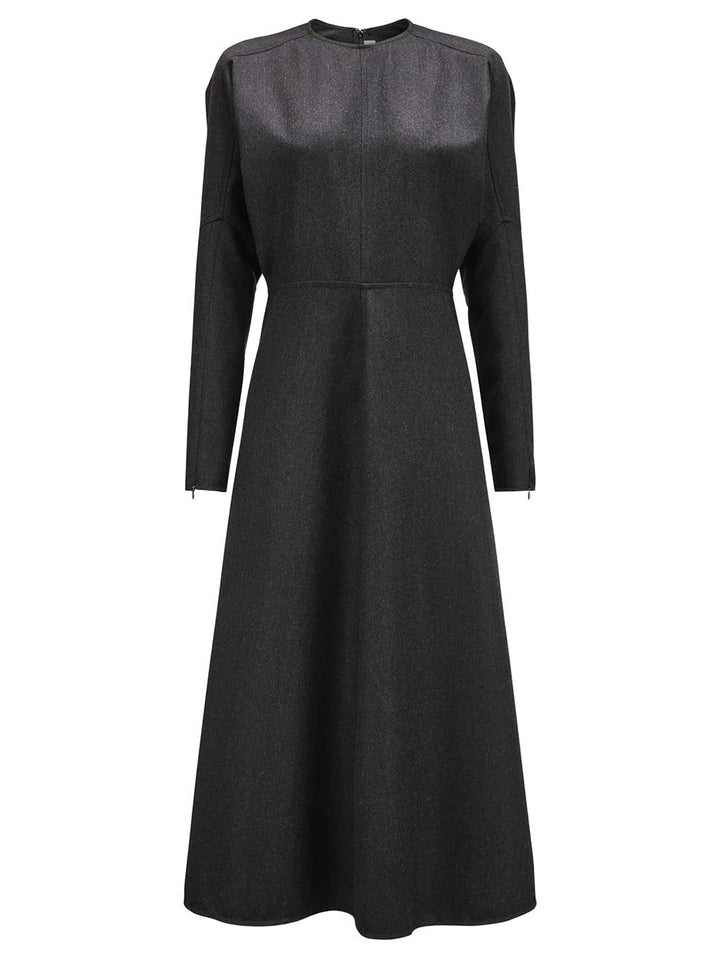 Victoria Beckham Midi dresses - Grey | 9b4d66bbf42051c3bc7b1e4dff77de568cf39e6e