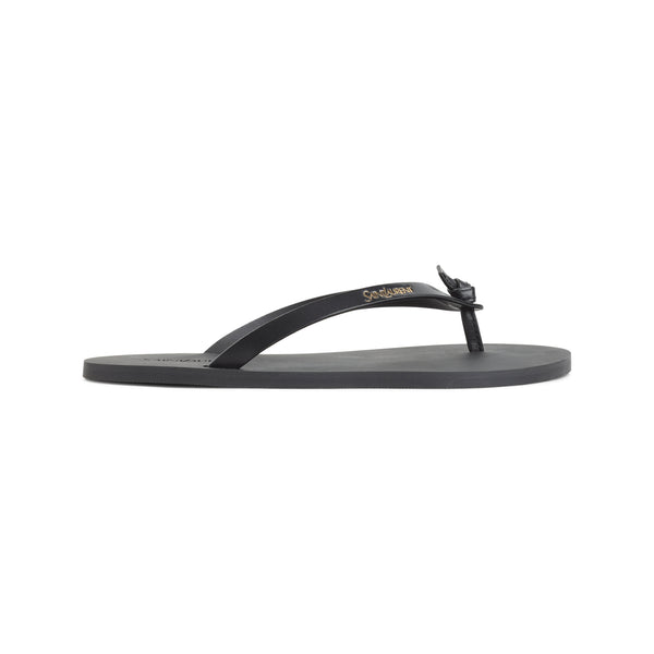 Black Slide Sandals