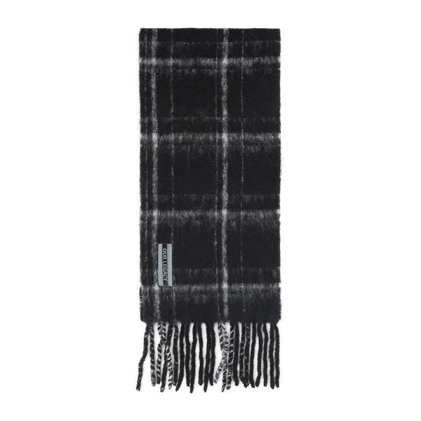 Black Check Estate Scarf