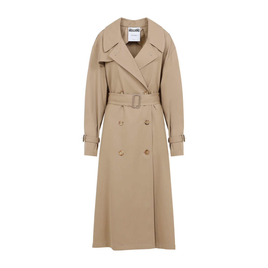 Moschino Double breasted & peacoat - Nude & Neutrals | fb108f21e271a0c25806f75763db0ab34b71ef08