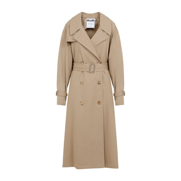 Moschino Double breasted & peacoat - Nude & Neutrals | fb108f21e271a0c25806f75763db0ab34b71ef08