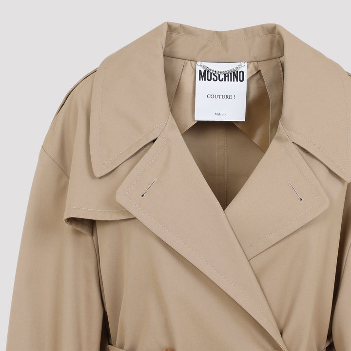 Moschino Double breasted & peacoat - Nude & Neutrals | 7737c526ee154366239d705752858982d7f9d490