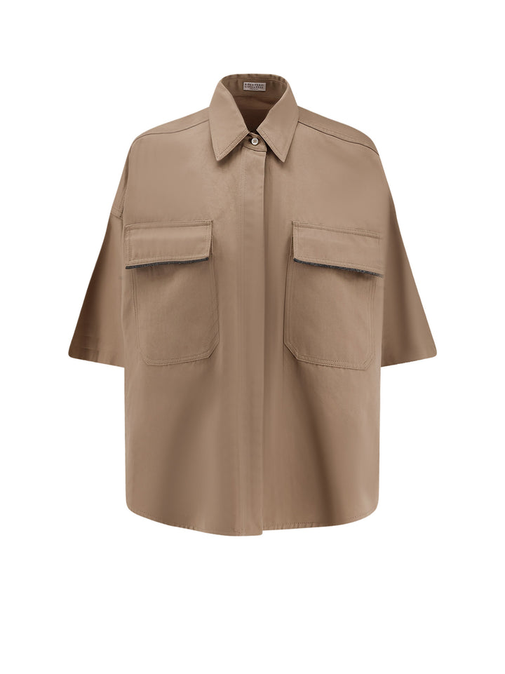 Brunello Cucinelli Shirts - Marrone | e304c7a07b0589bbb7a4c505b7aee4c45b9dde9b