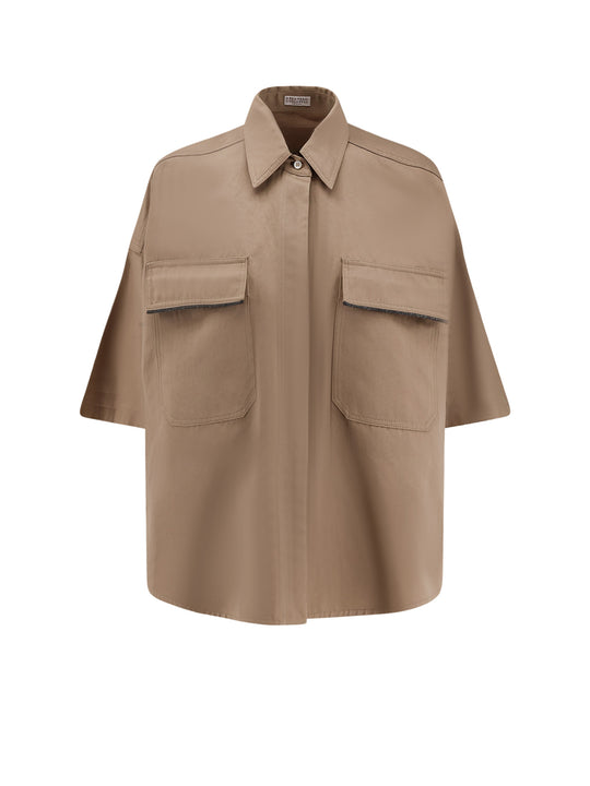 Linen And Cotton Blend Shirt