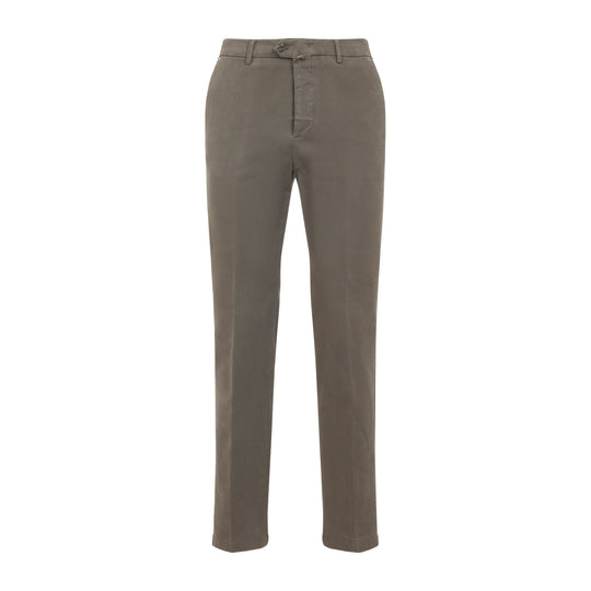 Brown Cotton Trousers