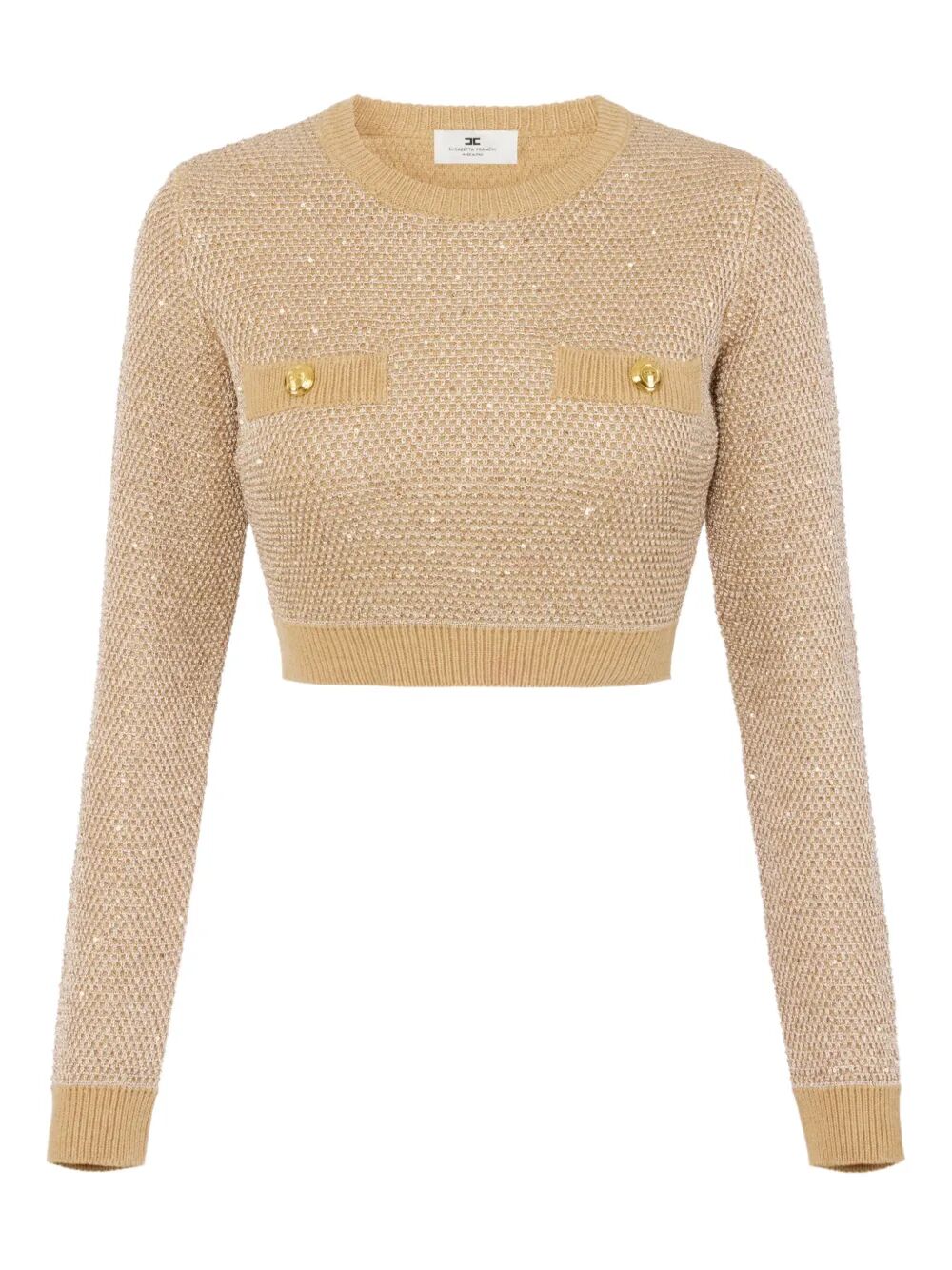 Elisabetta Franchi Top - Nude & Neutrals | e3f3996020a71a519d2d83005c794d7d84179e20