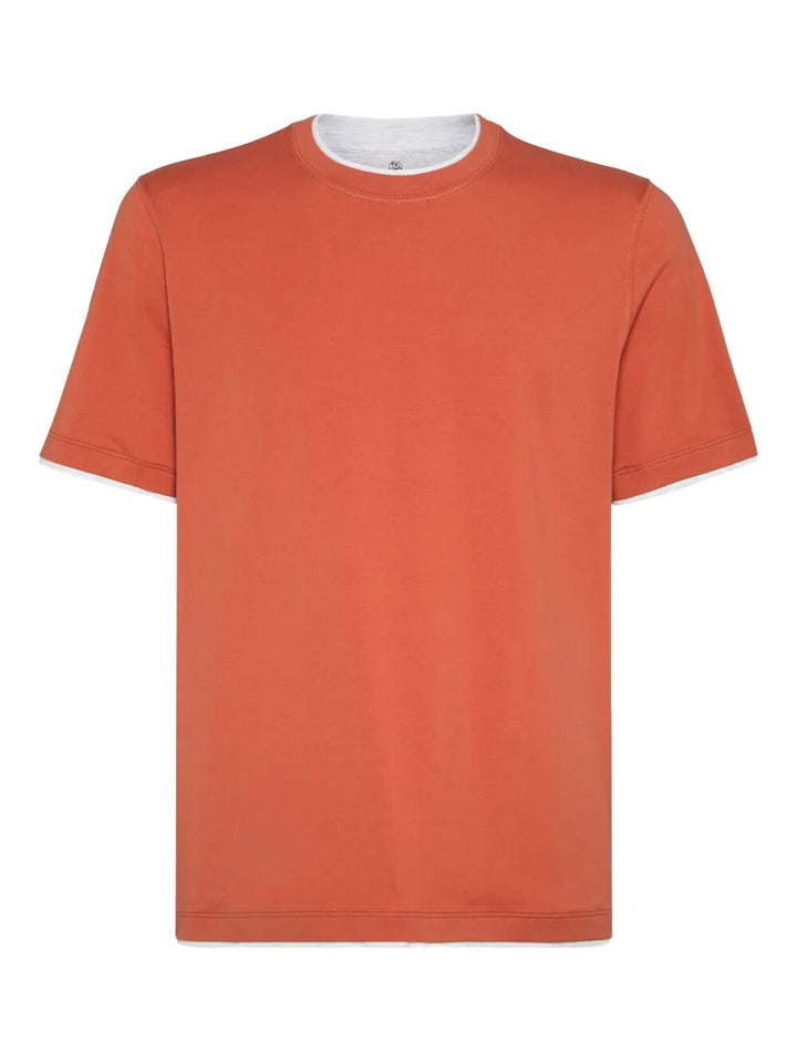 Brunello Cucinelli T-shirts - Yellow & Orange | 5ade891b7099c841861994886fbb485b5e5adb96