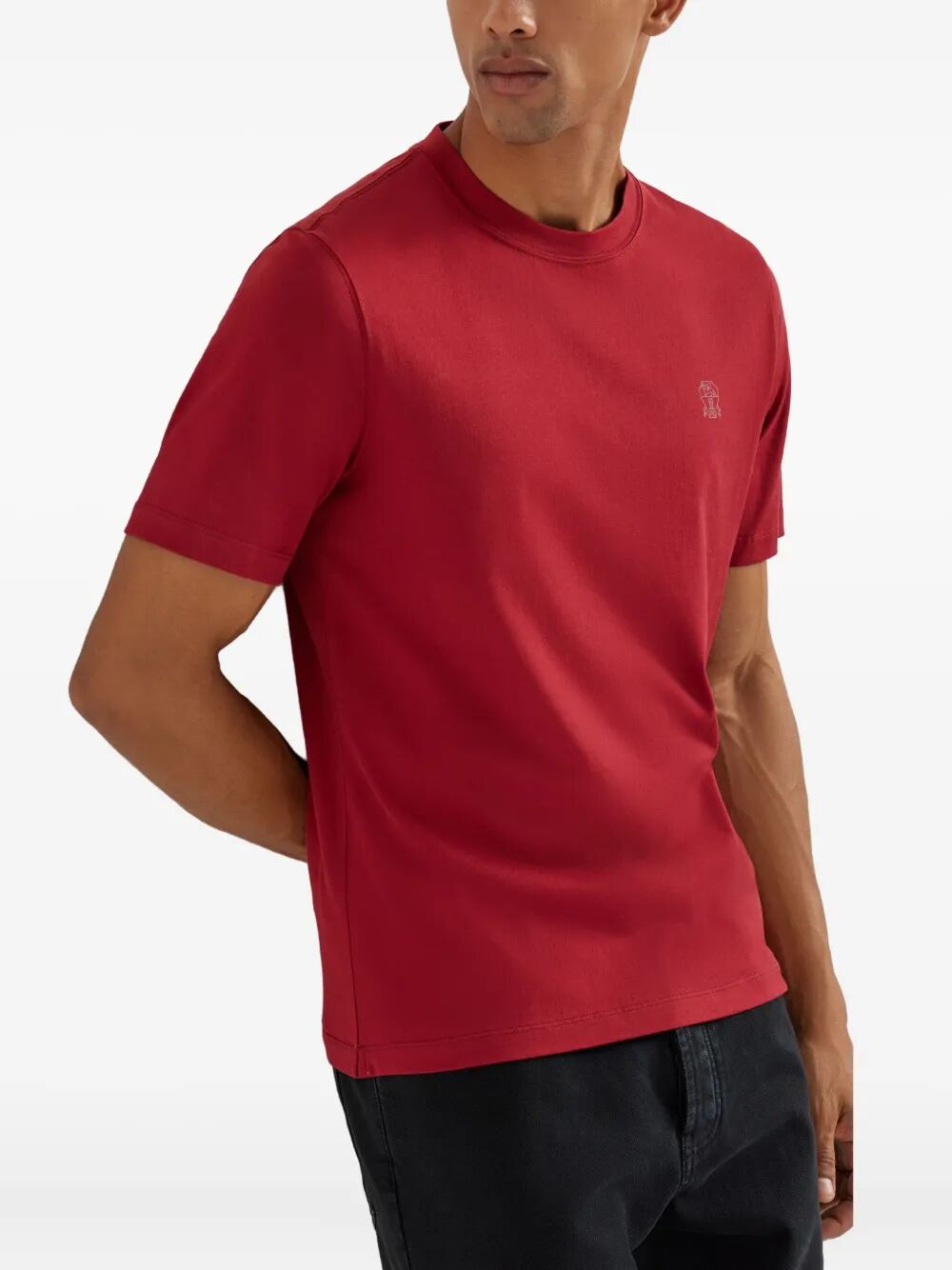 Brunello Cucinelli T-shirts - Rosso | 0833b1f7a7678ccbb7fc67bd05f24ae904b68ebc