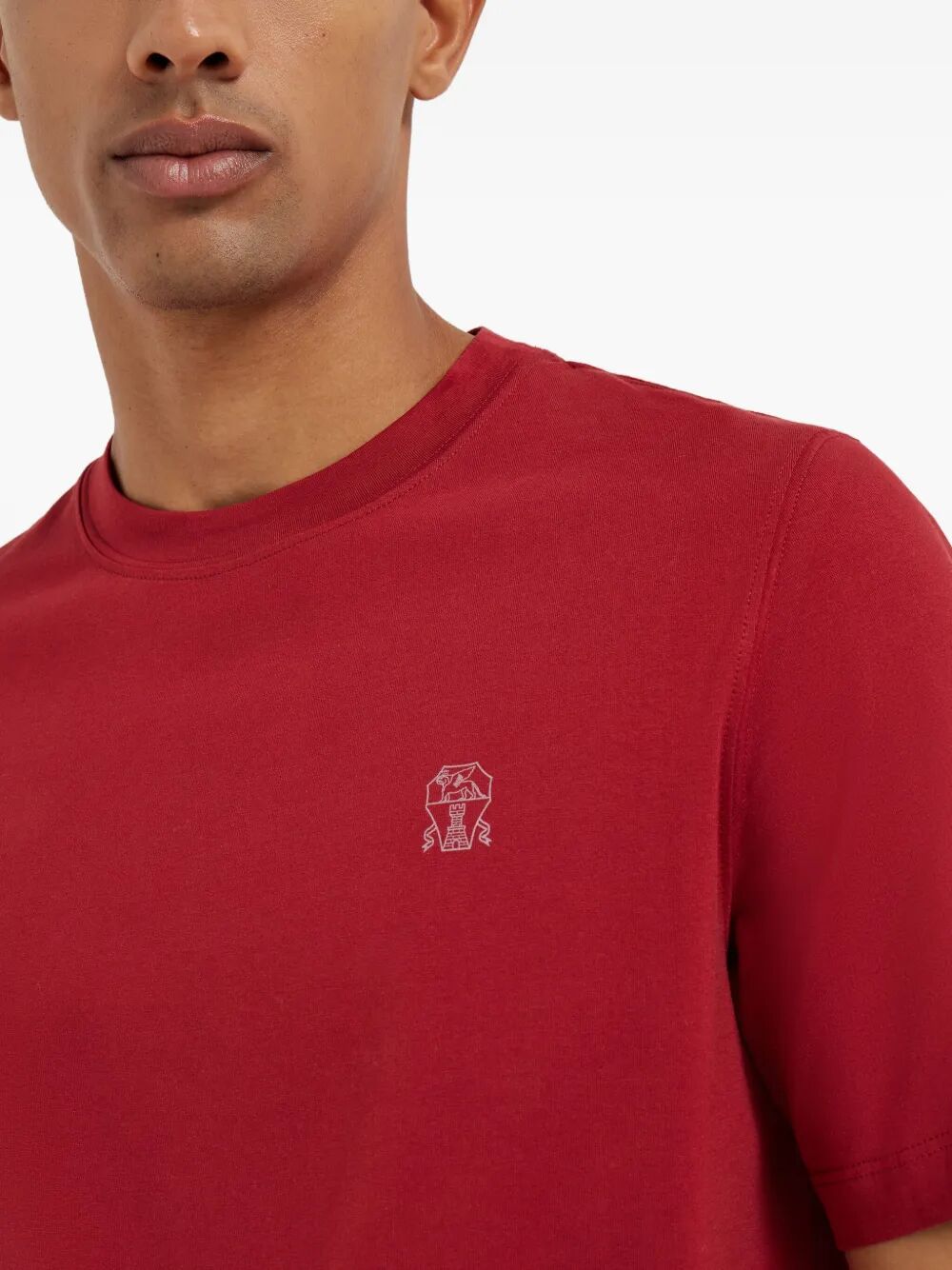 Brunello Cucinelli T-shirts - Rosso | cc3072b99767909476d73ea2a1a272776327254a