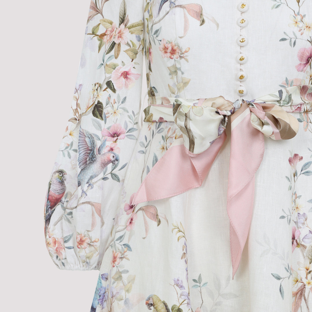 Zimmermann Midi dresses - Bianco | 76680a929b550a31a9d02184298f0f4699813bc2