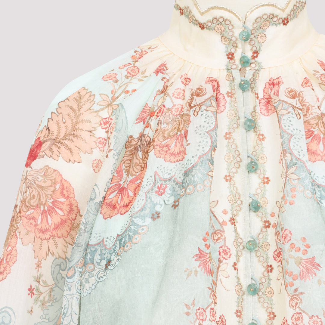 Zimmermann Blouse - Verde | 4d157258bd75f0b9a4fc031ec47642cb54f2d949
