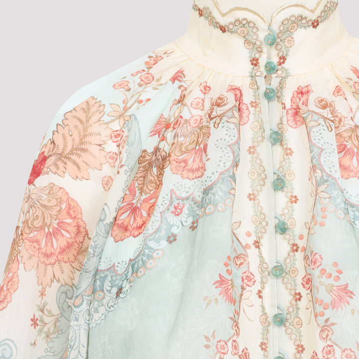 Zimmermann Blouse - Verde | 4d157258bd75f0b9a4fc031ec47642cb54f2d949