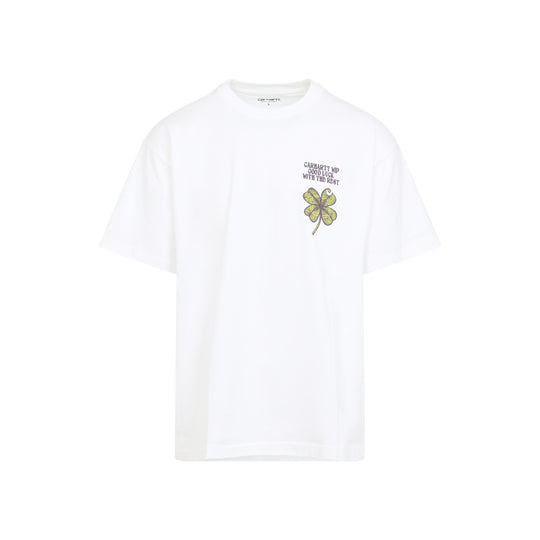 White S/S Clover Cotton T-Shirt