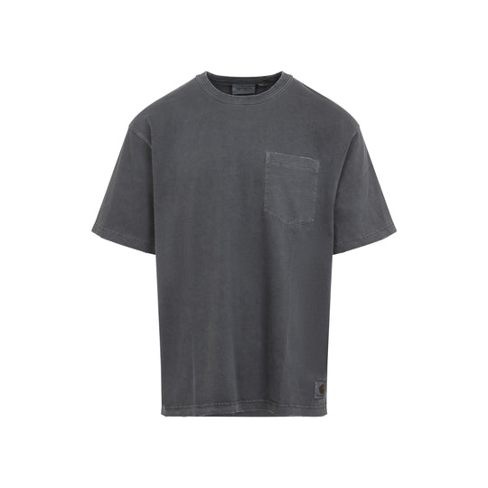 Black S/S Torion Pocket Cotton T-Shirt