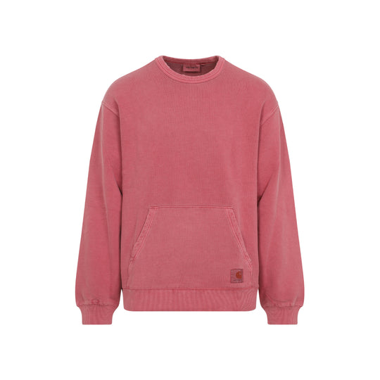 Red Torion Cotton Sweatshirt