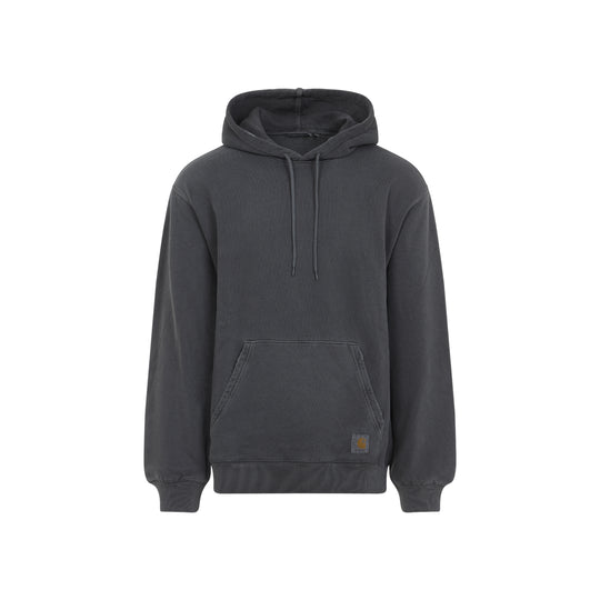 Black Hooded Torion Cotton Hoodie