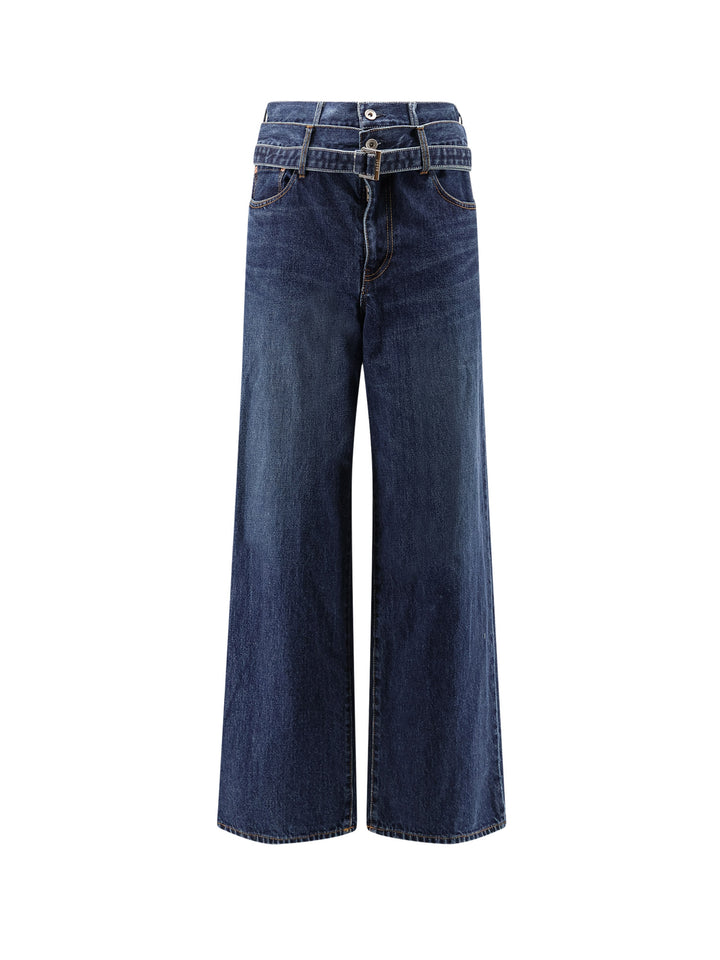 Sacai Jeans - Blue and green | ccfc00dbed890adc8efe10167c571e457d880f95