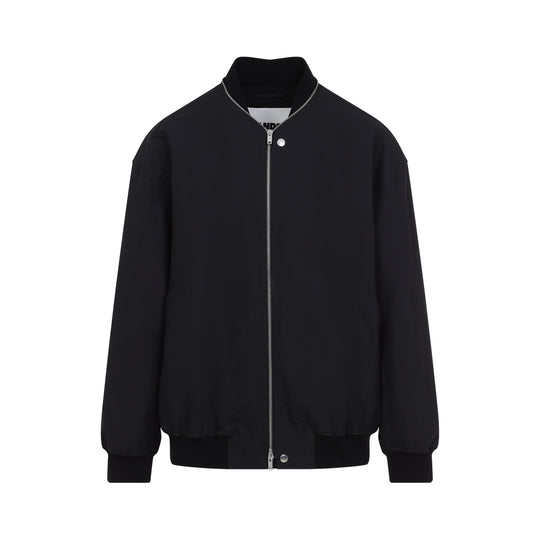 Black Cotton 11 Blouson