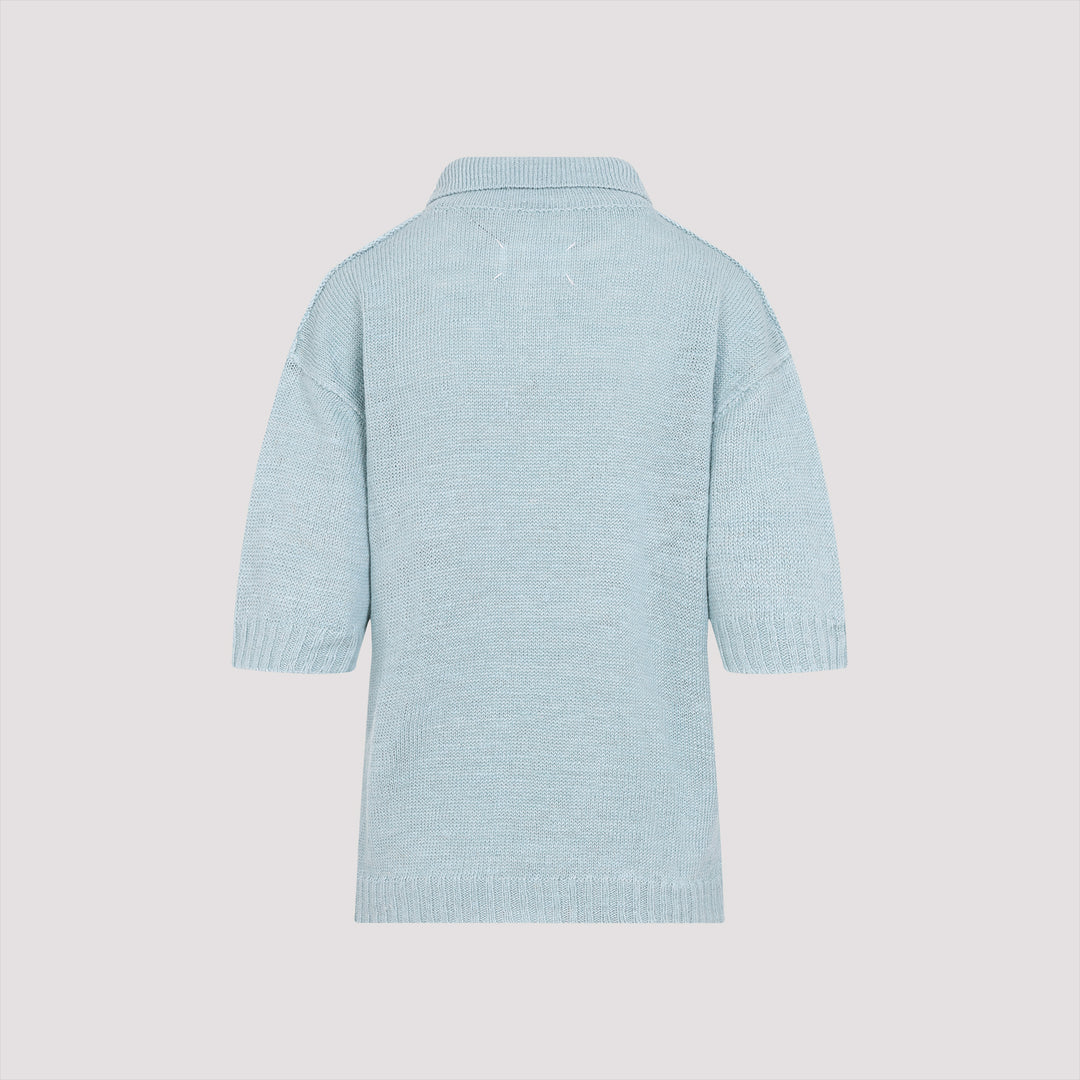 Maison Margiela Polo - Blu | 863792fd52042c30986d169991150b02e123a3dc