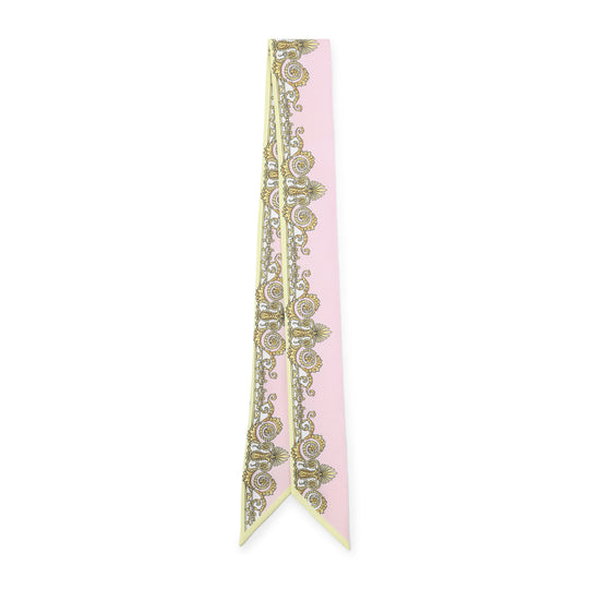 Pale Yellow And Rose 5x86 Bandeaux Foulards
