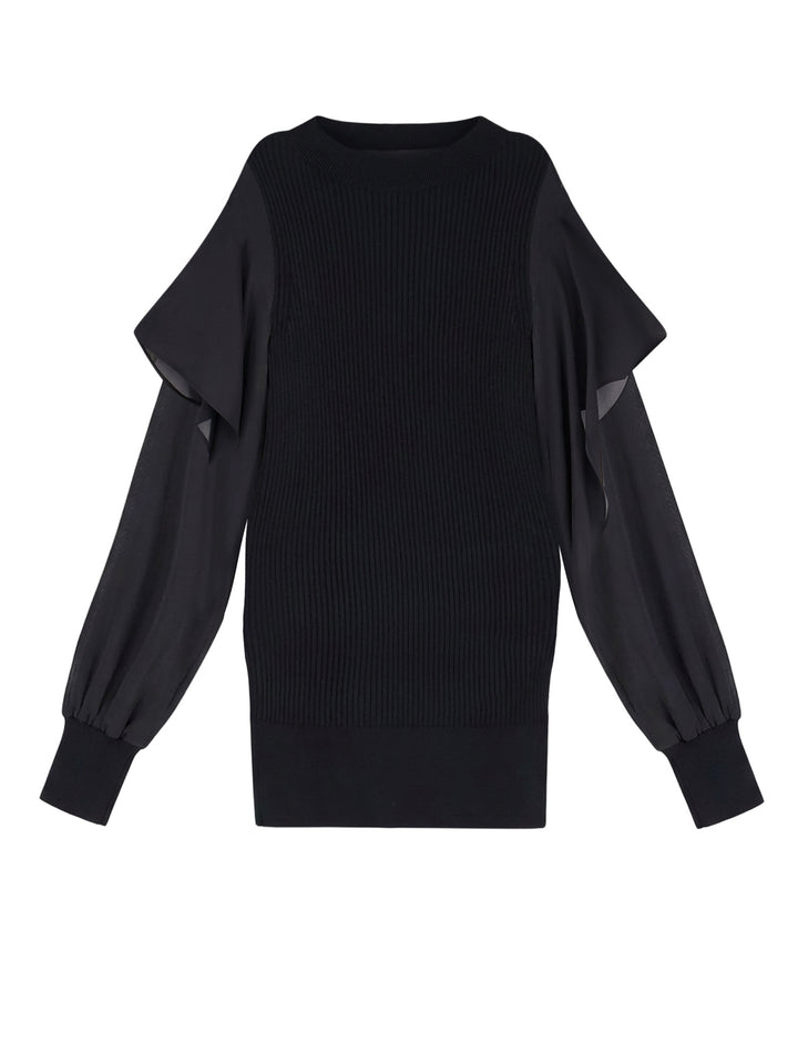 Sacai Sweaters - Blacks and greys | cd6f43fff9a3bd4272dcdae940e259ad9204e4ea