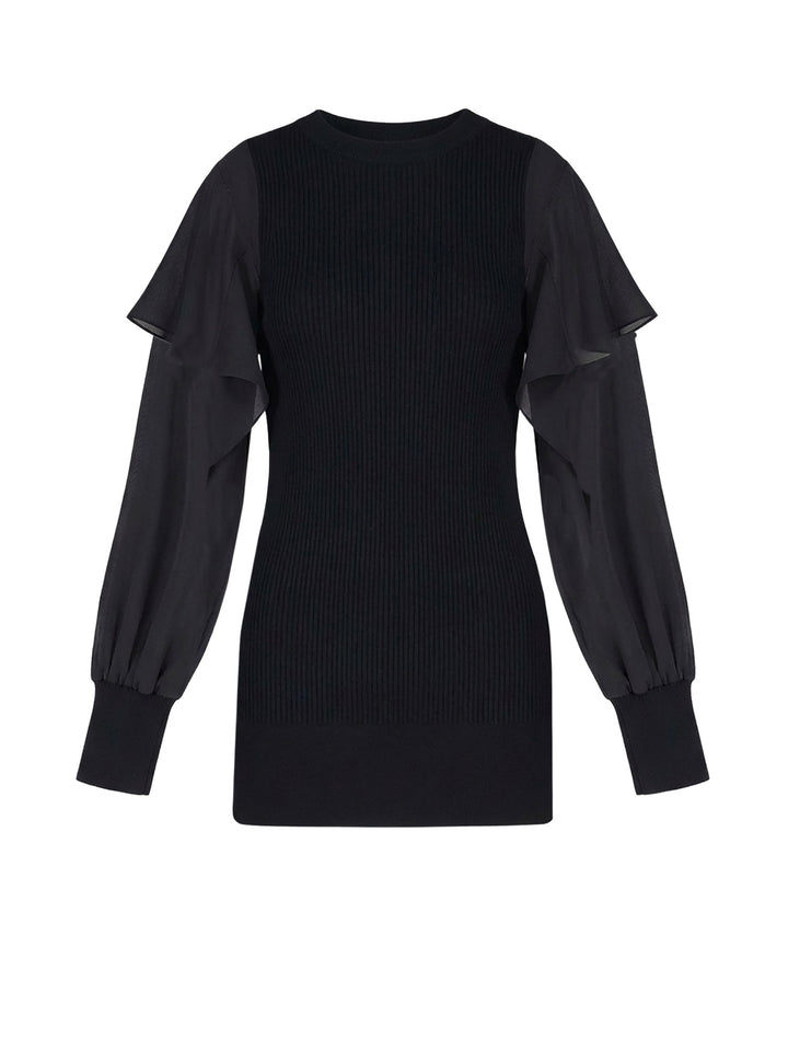 Sacai Sweaters - Blacks and greys | 400f91e871af1e459bc380172e5e1b8ae0a2b59e