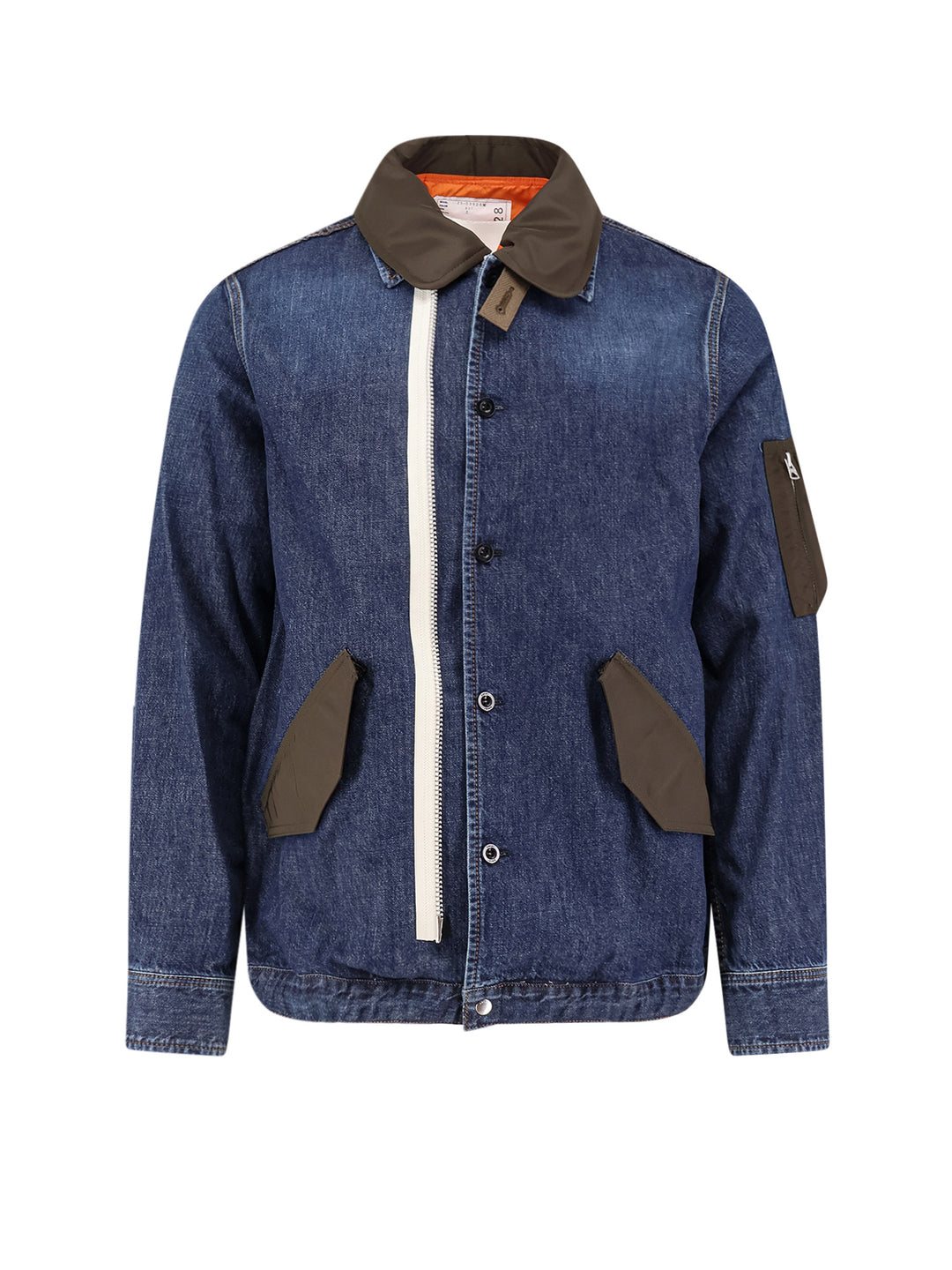 Sacai Jackets - Blue and green | 3603557eda5339f3739af6db39ca5ab34573bc39