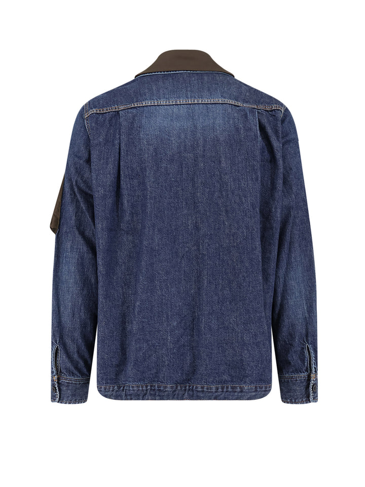 Sacai Jackets - Blue and green | 1b3ec925d91463fb6bbb089293bc271b756c8892