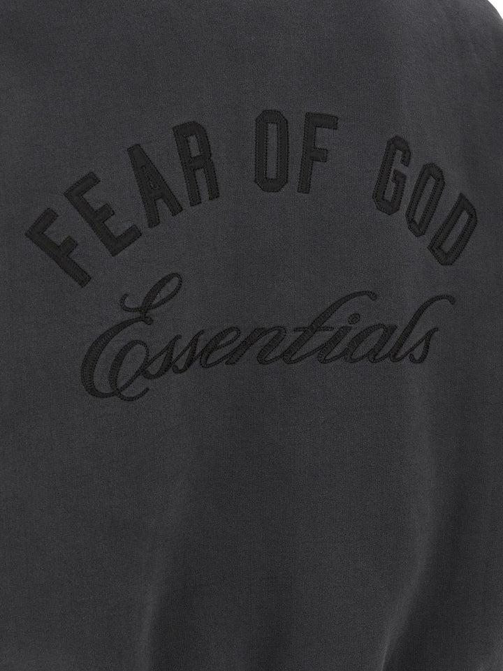 Fear Of God Essential Classic Fleece Polo - Nero | 83fcc2bab88165f190af008789a0b104c8f03a6b