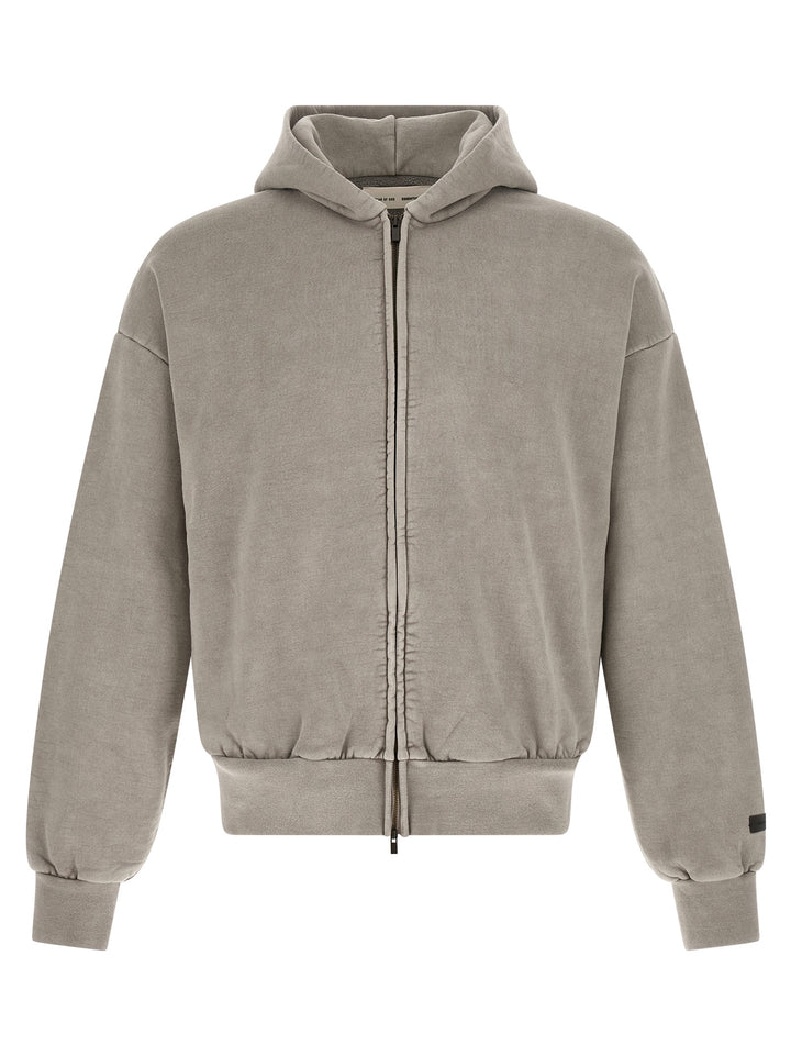 Fear Of God Essential Classic Fleece Full Zip Felpe - Grigio | dc264a19e89cd570bcadcd6f70facbad44e05cff