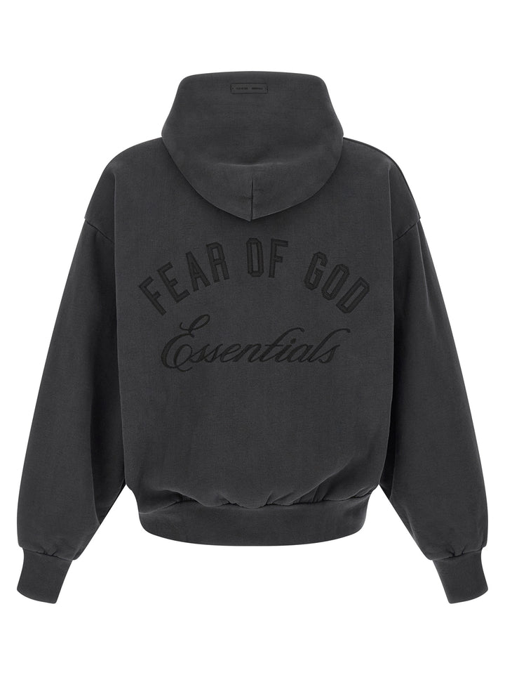 Fear Of God Essential Classic Fleece Full Zip Felpe - Nero | c98956b38512147948f83516b14d402d6f016a71