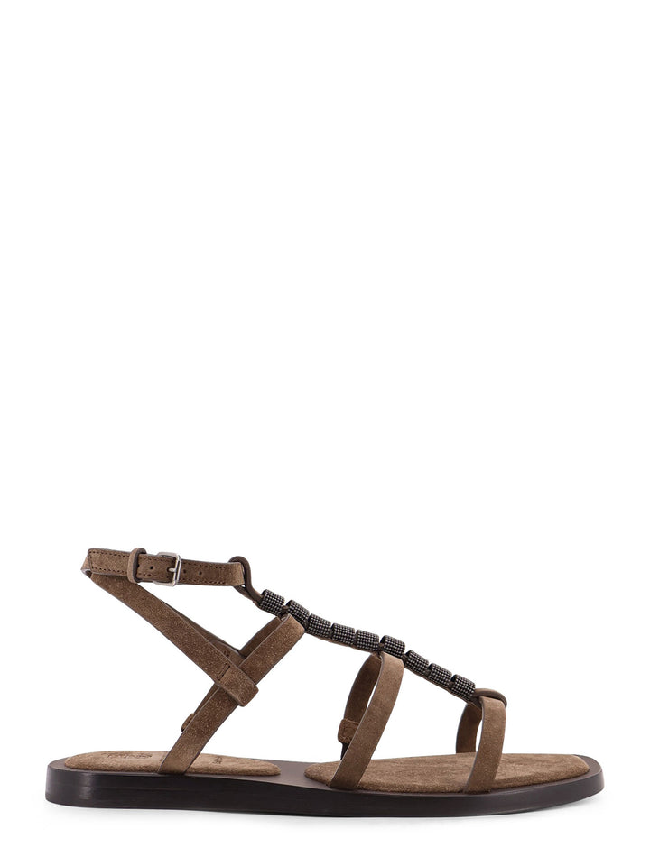 Brunello Cucinelli Sandals - SUMMER PEAT | 711ee2eb96f04d6a1ccb4890139904905b36e609