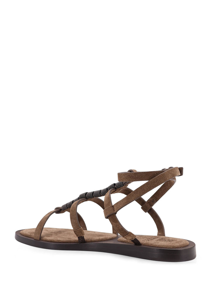 Brunello Cucinelli Sandals - SUMMER PEAT | 2c2516173ec59a7cf2cb0a7e2cf57da27f791be9