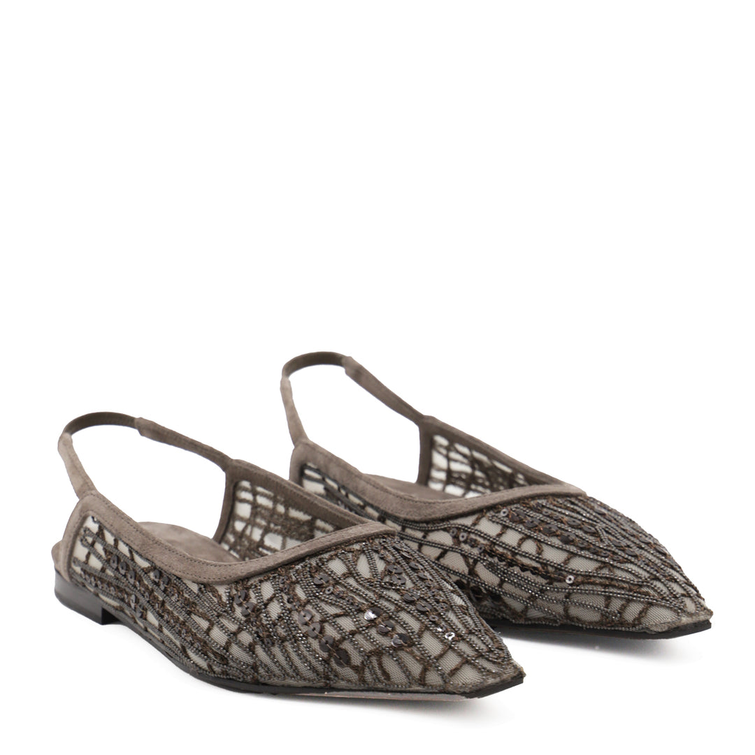 Brunello Cucinelli Flat shoes - Marrone | 4c192caf6bfdddd73ea8e87bab264f71f32ebebc