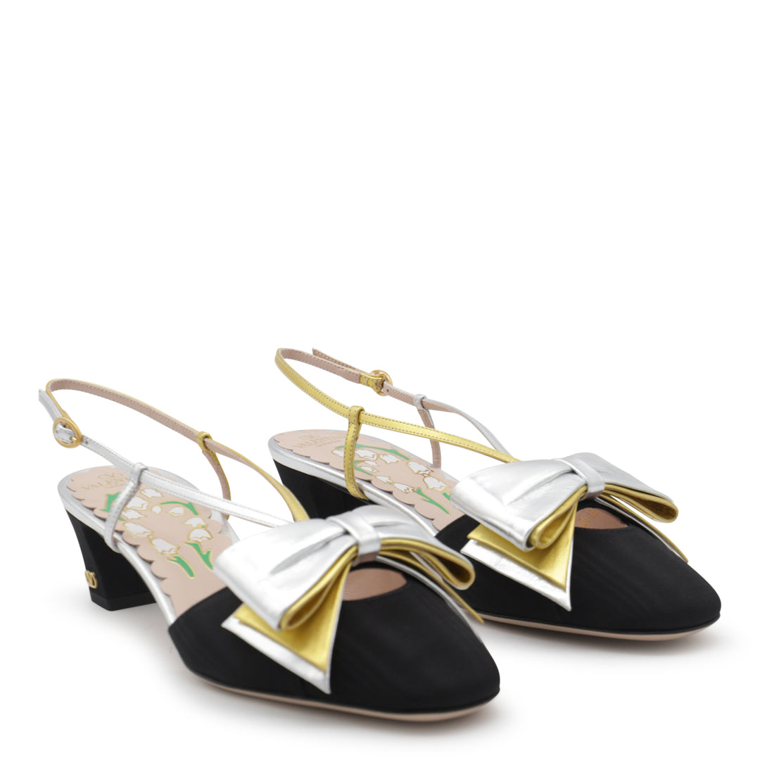 Valentino Garavani With Heel - NERO/SILVER/GOLD | a87d953b416242e7e18d691c841636c90ed6f434