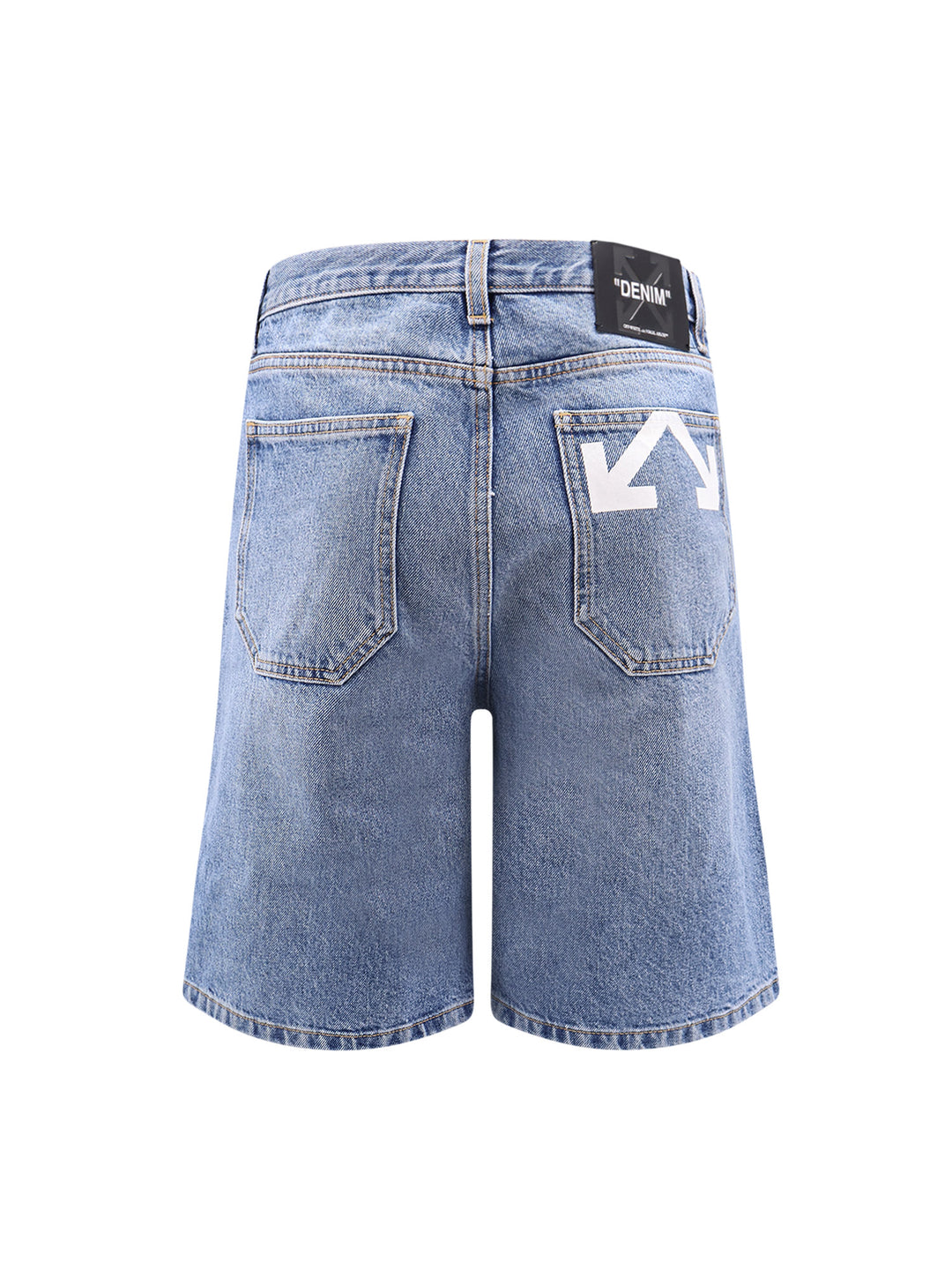 Off White Shorts - Medium Blue | 7350bafb9666d02eb5e221daf1d4de287531a62e