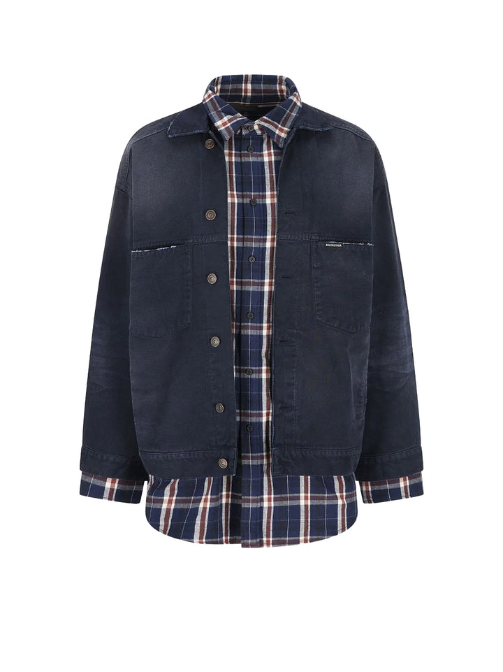 Balenciaga Jackets - NAVY/DIRTY DARK BLUE | b7c0da26d777048c46ca175bf4d805eeffb3d5be