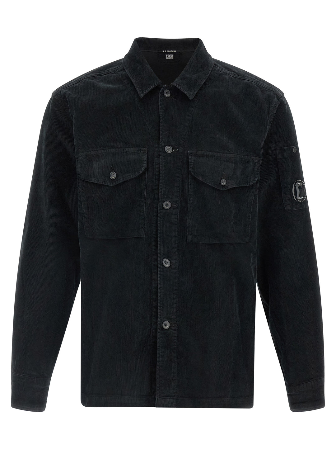 C.P. Company Ribbed Velvet Overshirt Camicie - Nero | fecf31f8898216a1b5dde33c5cf6a8d0bdcf3fa7