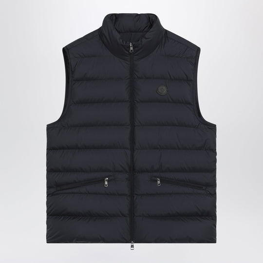 Lechtal Padded Zip Vest Navy Blue