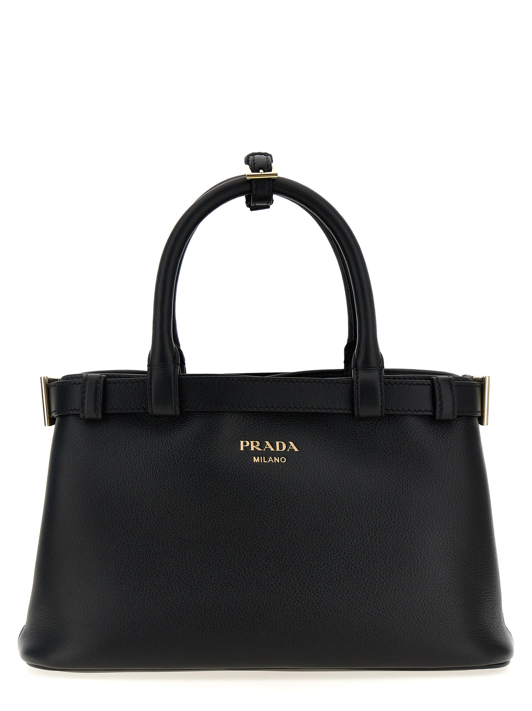Prada Prada Buckle Small Borse a Mano - Nero | da0c76f29be33b1df98ceaf2b39da7e744daa4ae